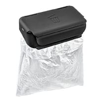 Pattumiera nero satinato