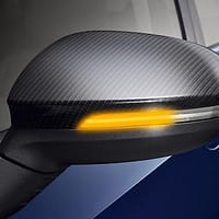 Indicatore specchietto retrovisore a LED animato, con colorazione scura