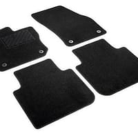 Tappetini in tessuto anteriore e 2a fila di sedili, "Plus", nero, guida a sinistra