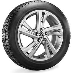 Ruote invernali complete TAIGO 205/55 R17 95V XL, Bridgestone Blizzak LM 005, Valencia, grigio galvano metallizzato