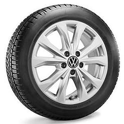 Ruote invernali complete 215/55 R17 98H, Continental WinterContact TS 870 P, Barahona, argento brillante