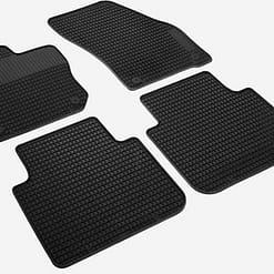 Tappetini in gomma anteriore e 2a fila di sedili, nero, "Plus", guida a sinistra