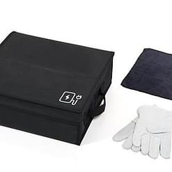 Scatola pieghevole per cavo di ricarica elettrica Con guanti e panno di pulizia