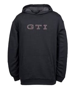 Felpa con Cappuccio, scritta GTI in rilievo