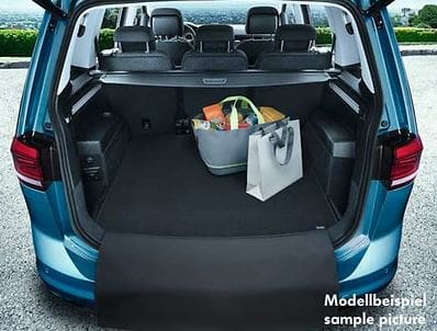 Tappetino avvolgibile per bagagliaio 7 posti, velluto/nodi di plastica