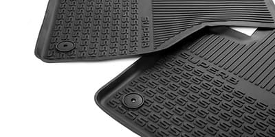 Tappetini in gomma Kit 2 pezzi, anteriori, bordo rialzato Superb