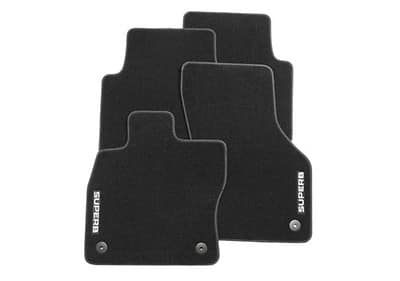 Tappetini in tessuto standard, kit 4 pezzi Superb