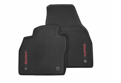 Tappetini anteriori co scritta rossa