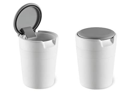 Cestino dei rifiuti adatto per il portabicchiere