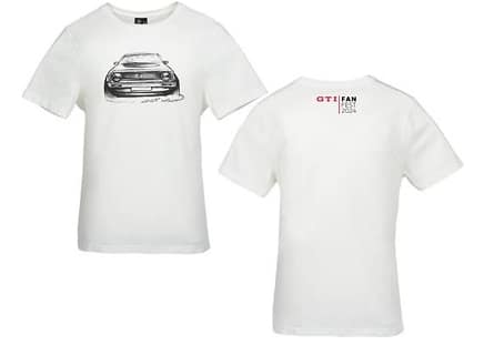 Maglietta disegno GTI, Bianca