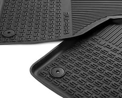 Tappetini in gomma Kit 2 pezzi, anteriori, bordo rialzato Superb