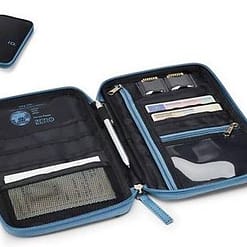 Portadocumenti da viaggio, Nero, protezione RFID, collezione ID.